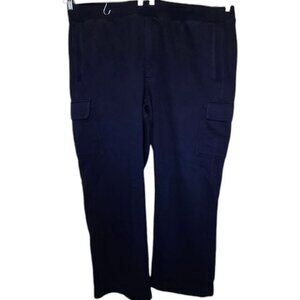 Men's DULUTH TRADING  Navy Blue Cargo Sweats sz 3XL x 30